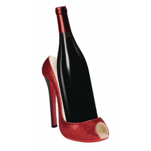 High Heel Wine Btl Holder - Red