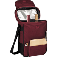 Duet Wine & Cheese Tote - Burgundy