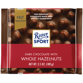Ritter Sport Dark Chocolate with Hazelnuts
