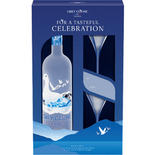 Grey Goose w/ Two Glasses Gift Vodka