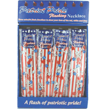 Flashing Necklace - Patriotic Lights