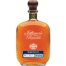 Jefferson's Reserve 100 Proof Single Barrel Select Bourbon