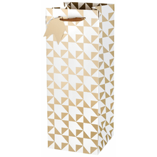 Liquor Bottle Gift Bag - Gold Arrow