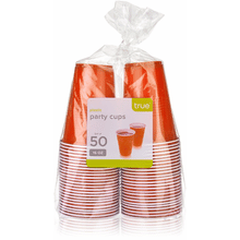 16oz Orange Party Cups - 50pk