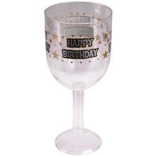 Birthday - Happy Bday Wine Glass