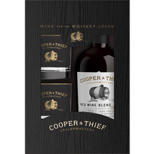 Cooper & Thief Red Blend Gift set w/Two Glasses