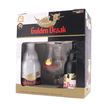Gulden Draak Two Bottle Gift Set w/ Glass