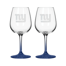 Etched Wine Glass - Giants