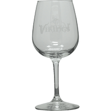 Etched Wine Glass - Vikings
