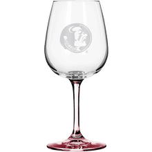 Etched Wine Glass - Florida State