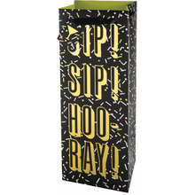 Liquor Bottle Gift Bag - Sip Sip Hooray