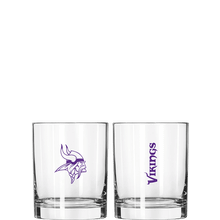 Minnesota Vikings 14oz Gameday Rocks Glass
