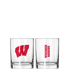 Wisconsin 14oz Gameday Rocks Glass