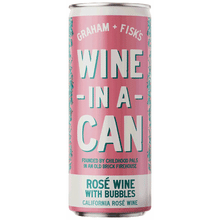 Graham+Fisk's Wine-In-A-Can Rose with Bubbles