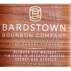 Bardstown West Virginia Rye Finished in Cherry Oak Barrels Bourbon