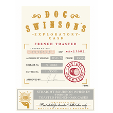 Doc Swinson's Exploratory Cask French Toasted Bourbon Whiskey