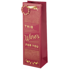 Single Bottle Gift Bag - This Wine's For You