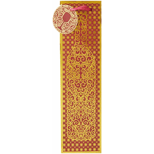 Single Bottle Gift Bag - Garnet and Gold Iron