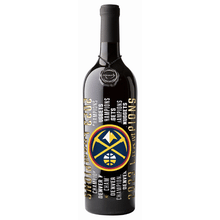 Denver Nuggets 2023 Champions Etched Wine