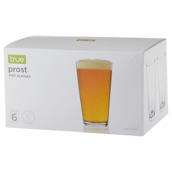 True Pint Glasses 6PK