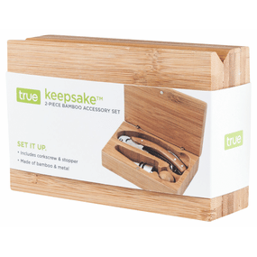 True Keepsake 2 Piece Bamboo Accessory Set