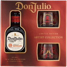 Don Julio Reposado with Two Rocks Glasses
