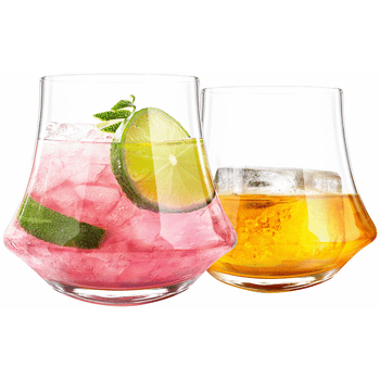 Final Touch Revolve DOF Glass Set of 2 13.5 oz 400ml