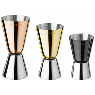 Final Touch Mixed Metal Jigger Set - Set of 3