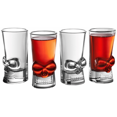 Final Touch Brain Freeze Skull Shots - Set of 4