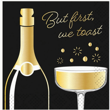 Sophistiplate Cocktail Napkin Gold Disco Coupe But First 20pkg