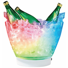 LED ICE BUCKET PARTY LUX TUB WITH HANDLE