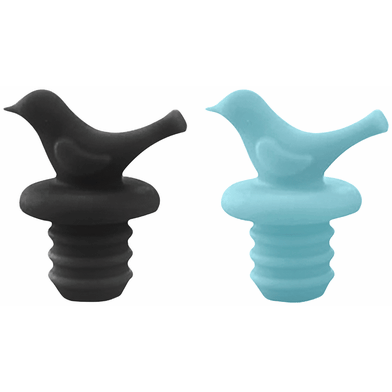 Oggi Silicone Bird Bottle Stoppers 2 PK