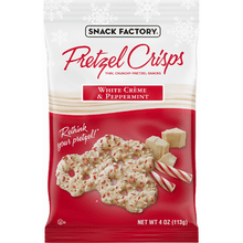 Snack Factory White Choc Peppermint Pretzel Crisps
