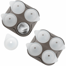 Final Touch 4 Ball Silicone Ice Molds - Set of 2
