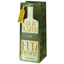 Liquor Bottle Gift Bag - Magic Water Botanical