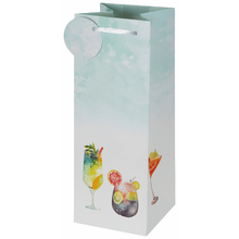Liquor Bottle Gift Bag - Watercolor Cocktails