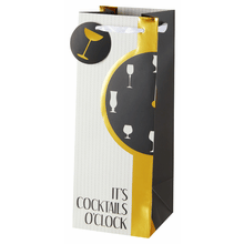 Liquor Bottle Gift Bag - Cocktails O'Clock
