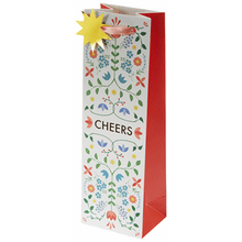 Single Bottle Gift Bag - Boho Cheers