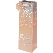 Single Bottle Gift Bag - Thank You Gradient