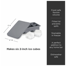 Viski - Whiskey Ice Cube Tray with Lid