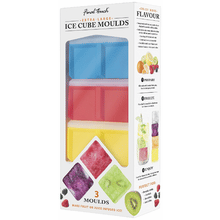Final Touch Stackable 2" Extra-Large Double Cube Ice Molds 3PK Asstd