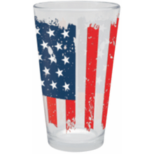 Carson American Flag Pint Glass
