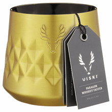 Viski Paragon Stainless Steel Whiskey Taster Gold