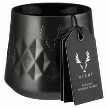 Viski Paragon Stainless Steel  Whiskey Taster Obsidian