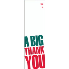 Shade Tree Bottle Neck Tag Big Thank You Holiday