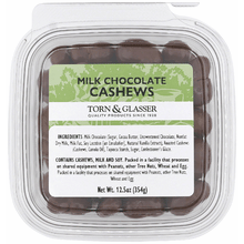 Torn & Glasser Milk Chocolate Cashews
