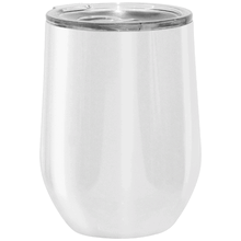 Oggi 12oz Insulated Wine Tumbler White