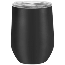 Oggi 12oz Insulated Wine Tumbler Black