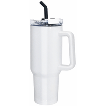 Oggi 40oz Mammoth Tumbler with Straw White