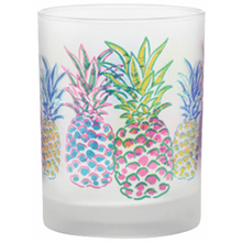 Culver Pop Art Pineapple 13.5-Ounce Double Old Fashioned Glass
